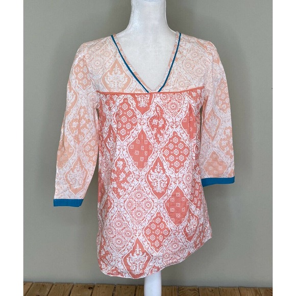 DownEast Tops - NWT DownEast Coral V Neck Downtime Diva Top S